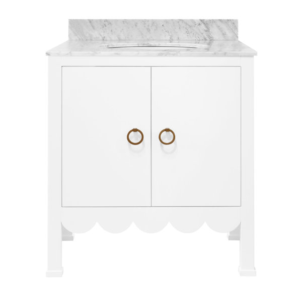 WorldsAway Kealey 30.5'' Single Bathroom Vanity with Vanity Top Perigold